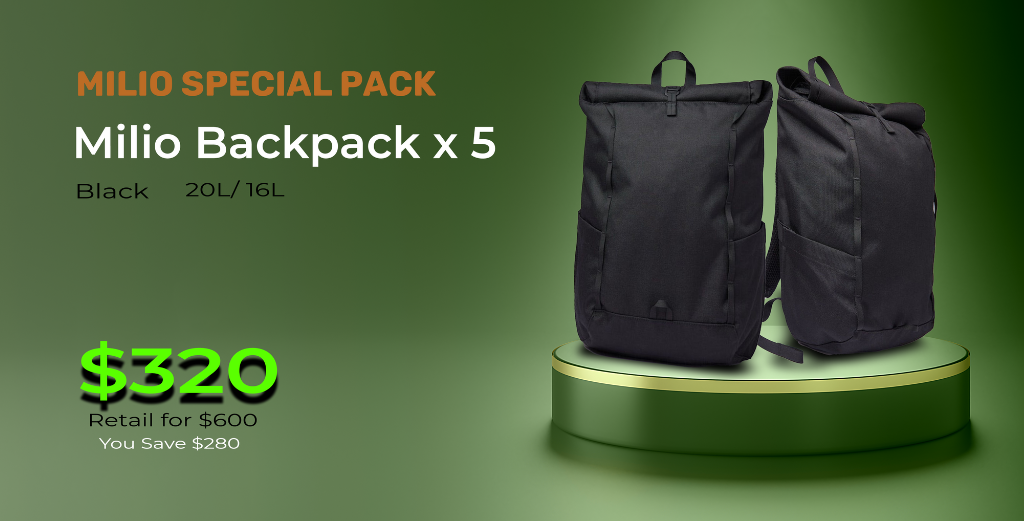 Milio Backpack x 5
