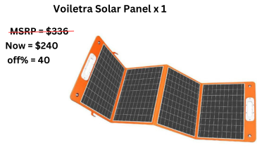 Voiletra Solar Panel x 1