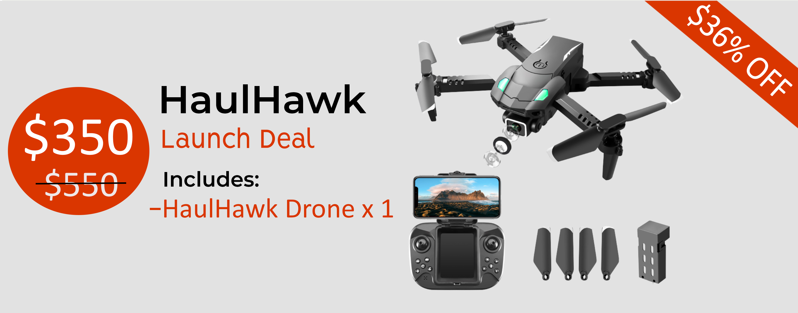 HaulHawk Drone Camera x 1

